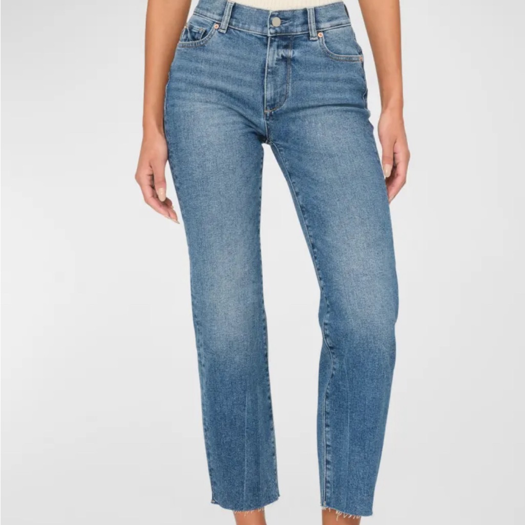 Never Worn - Dl1961 Mara Straight Mid-Rise Ankle Jeans